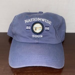 2006 Nationwide Tour Coin Emblem Golf Cap -  Blue - Adjustable RARE